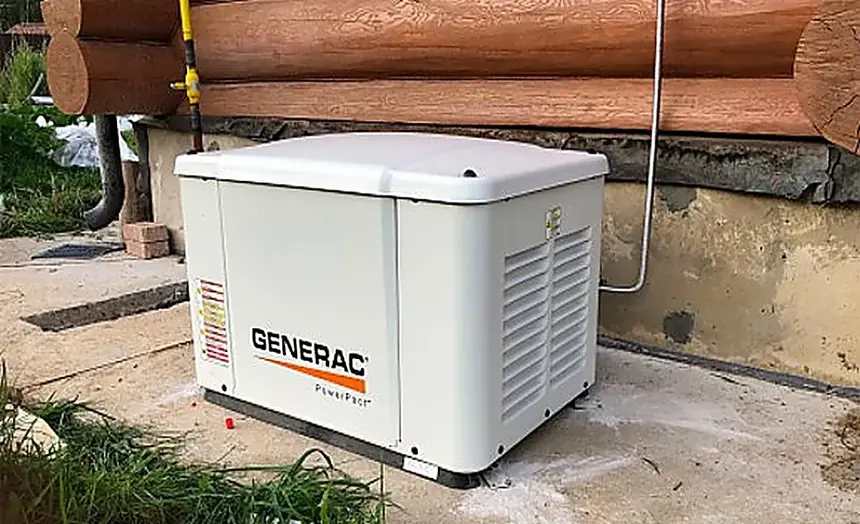 Монтаж генератора Generac 6520 для загородного дома в коттеджном поселке «Британ