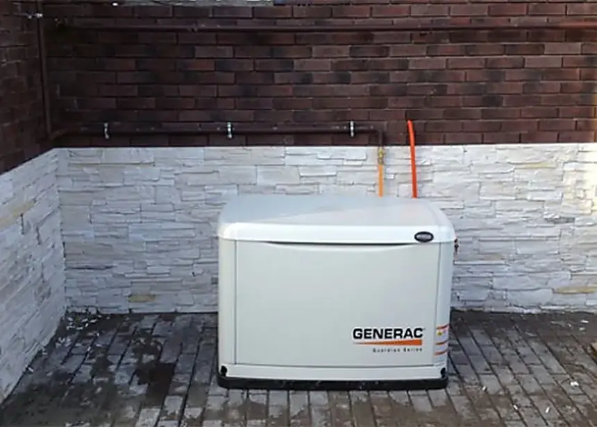 Монтаж резервного генератора Generac 7232 в коттеджном поселке «Орловъ»