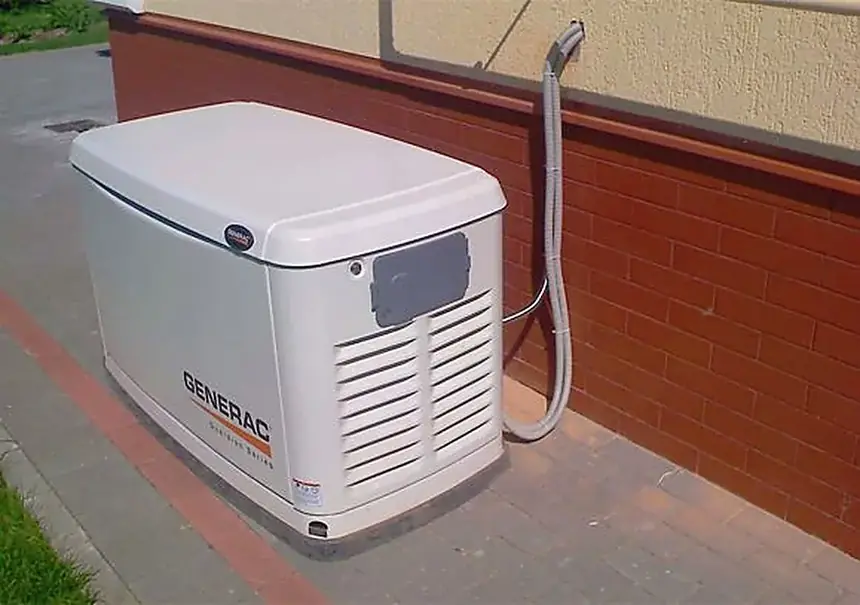 Установка газового генератора Generac 7145 в коттеджном поселке «Полтево Форест»