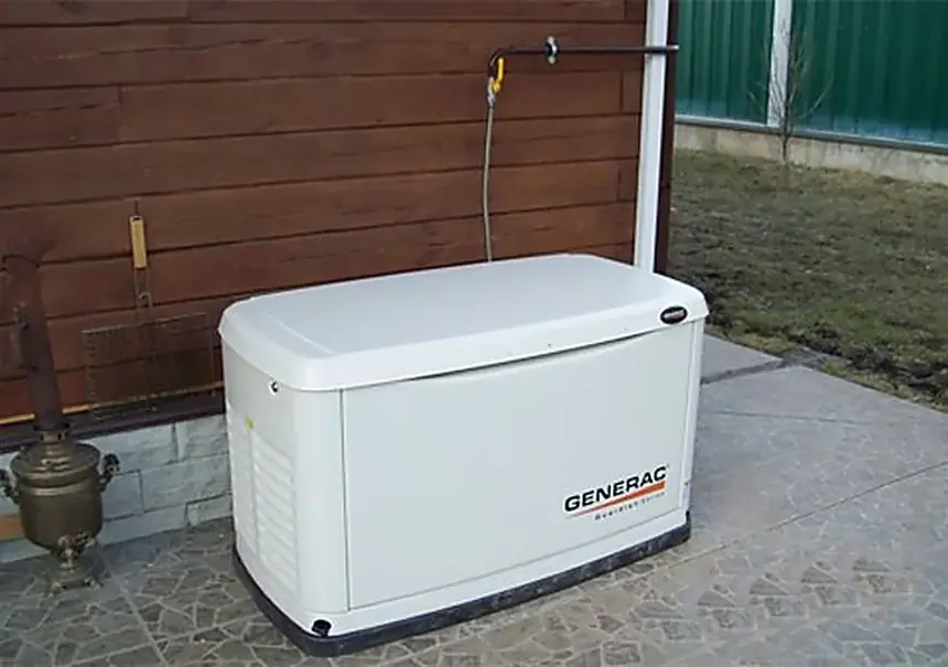 Монтаж газогенератора Generac 7044 в поселке «Адмирал»